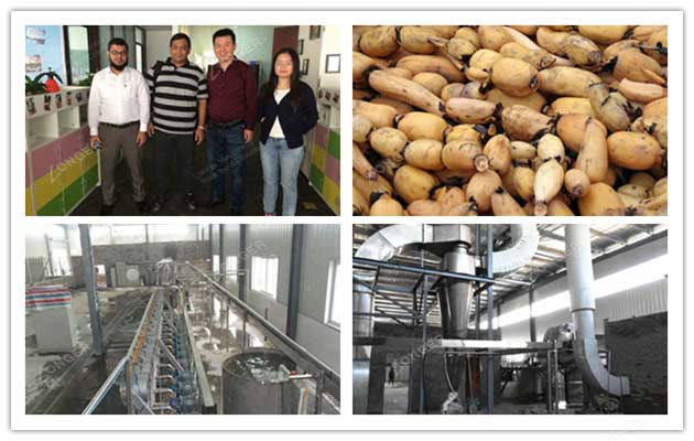 lotus starch production machine